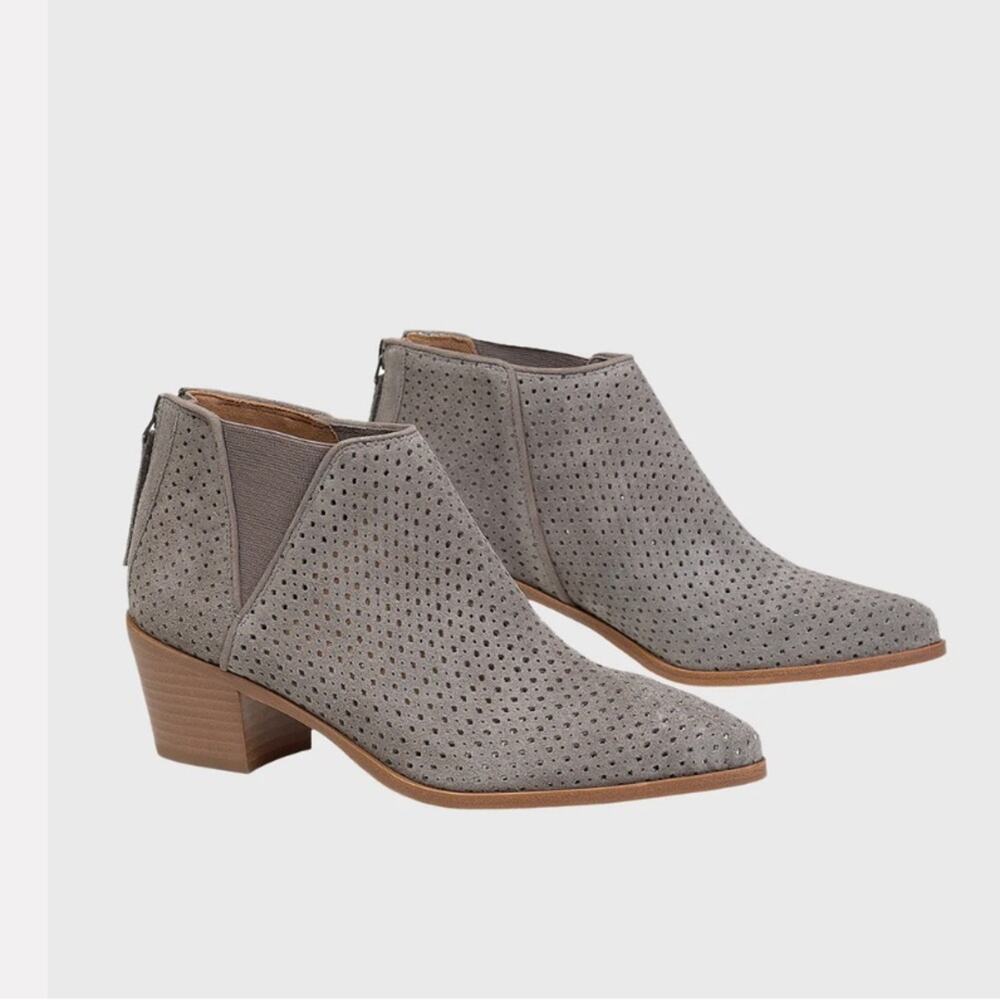 TRASK Tisha Perforated Ankle Bootie Size 10